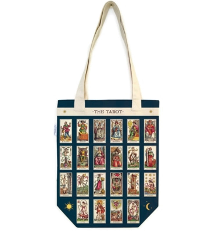Tarot Cards Canvas Market Tote Bag