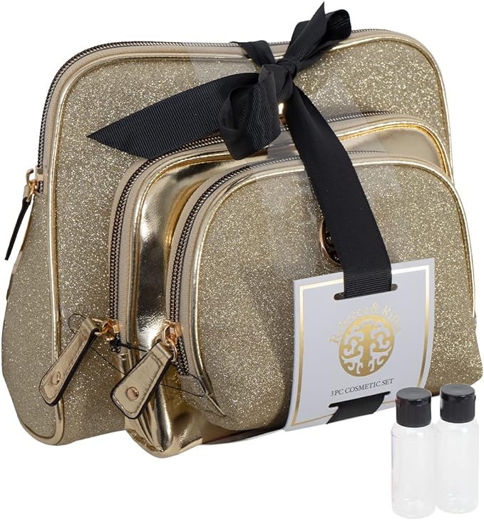 3 Piece Cosmetic Travel Set