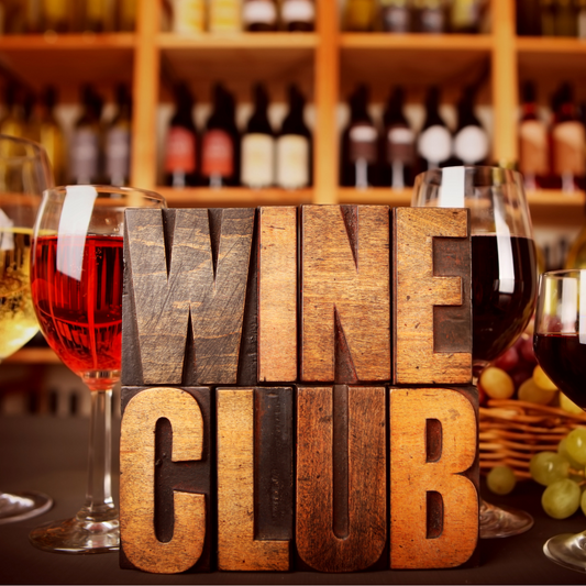 Join our wine club today.  Offered as 2 bottles of red wine or 1 bottle each red and white. Only $39 per month