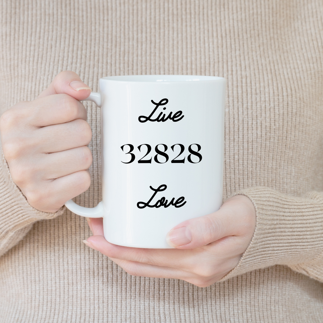 Custom ZIP Code 15oz Coffee Mug