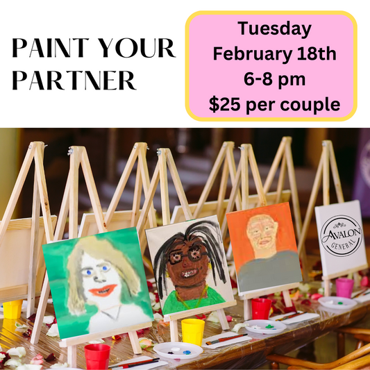 Paint Your Partner February 18th 6-8pm