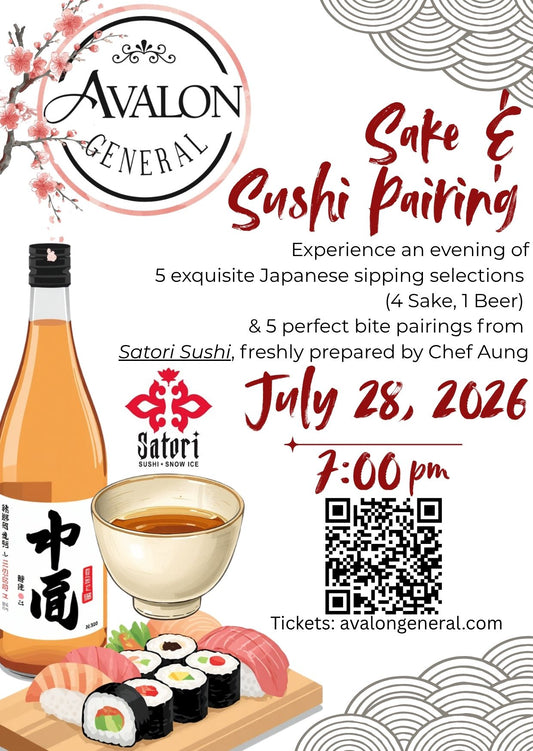 Sake x Satori Sushi Pairing