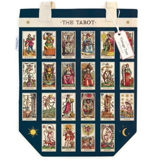 Tarot Cards Canvas Market Tote Bag