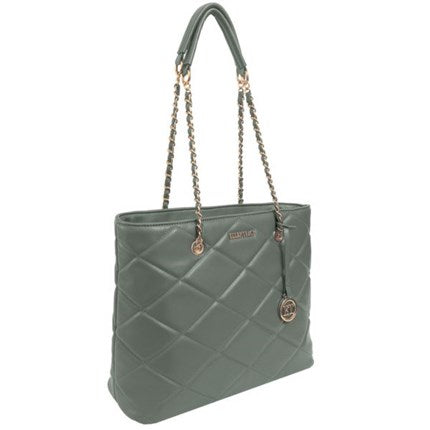 Sage Green Tote with Chain Handle